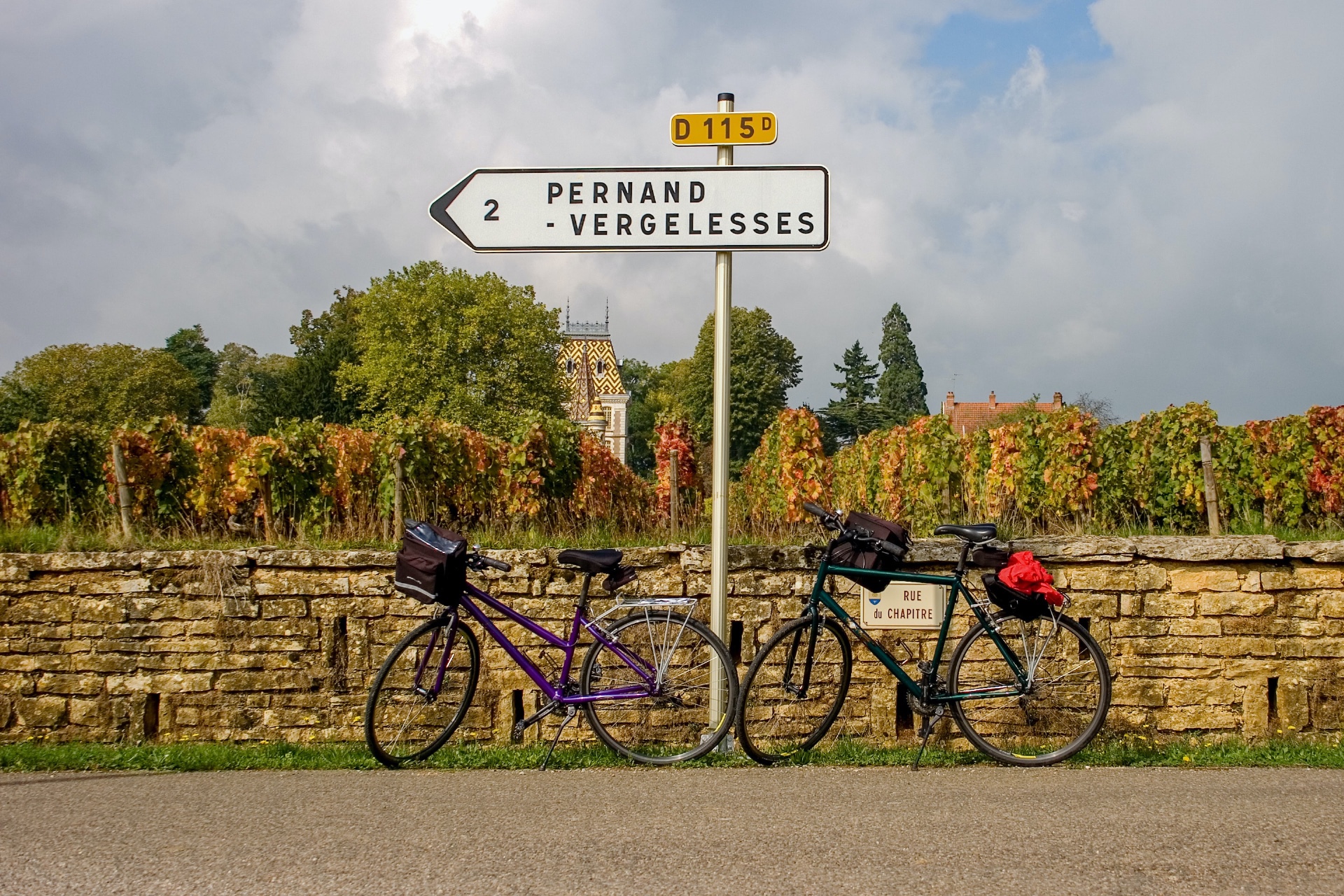 bike tours in beaune france