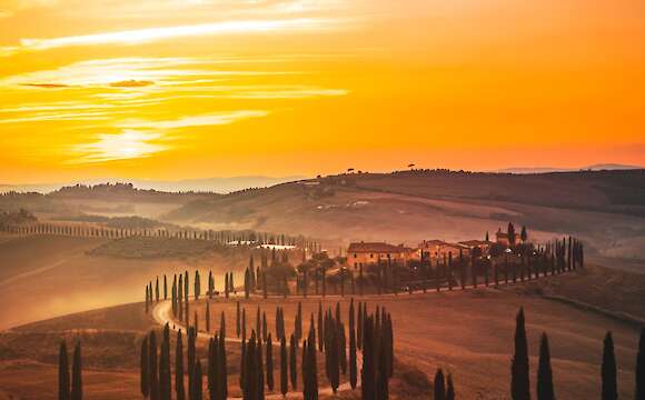 Private Tuscany Sunset Bike Tour with Wine & Olive Oil Tasting