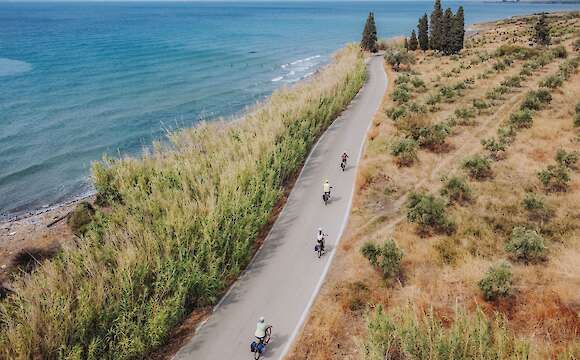 Cultural Splendors of the Peloponnese and Saronic Isles E-bike and Boat